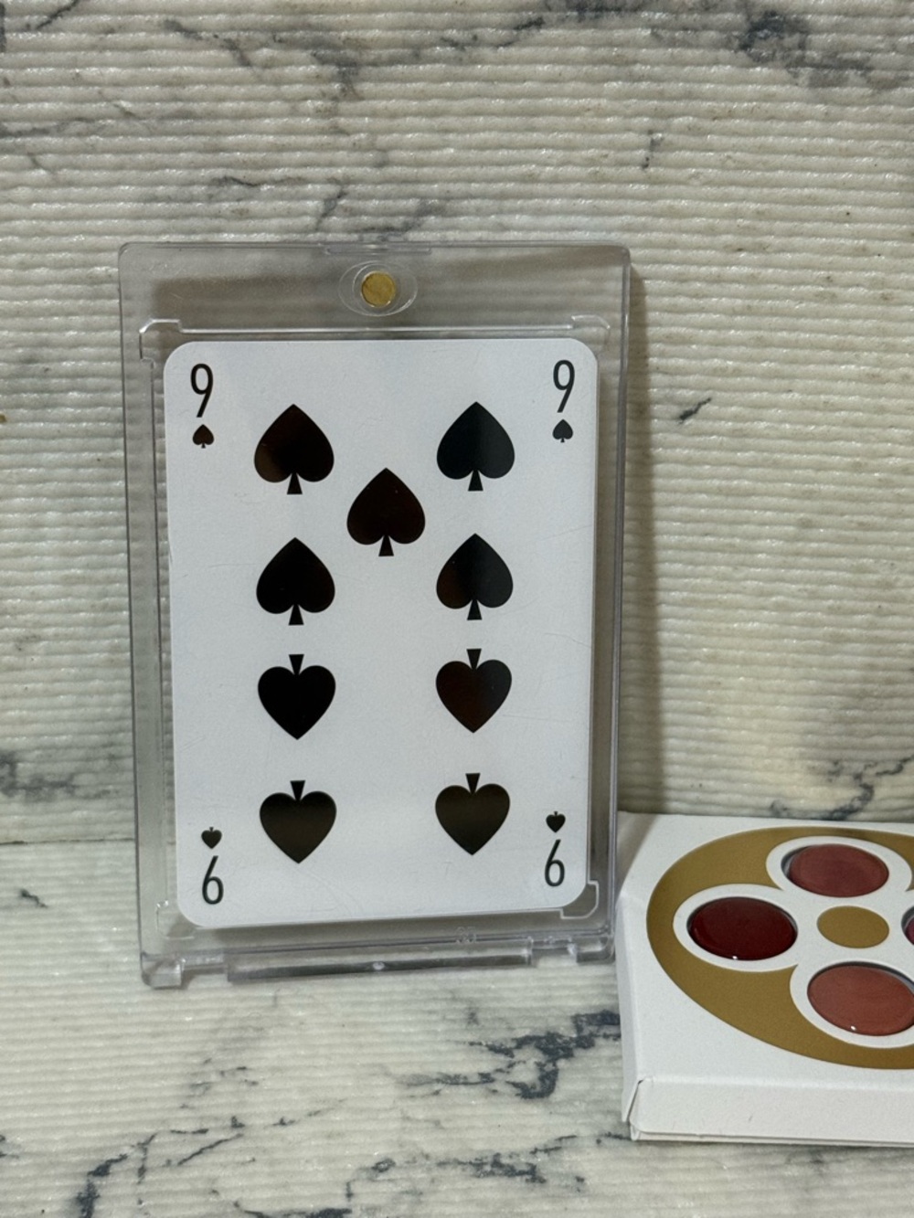 Louis Vuitton Lipstick Sample (4 Colors) & Playing Card in Protective Case: 9 ♠️ - Picture 7 of 8